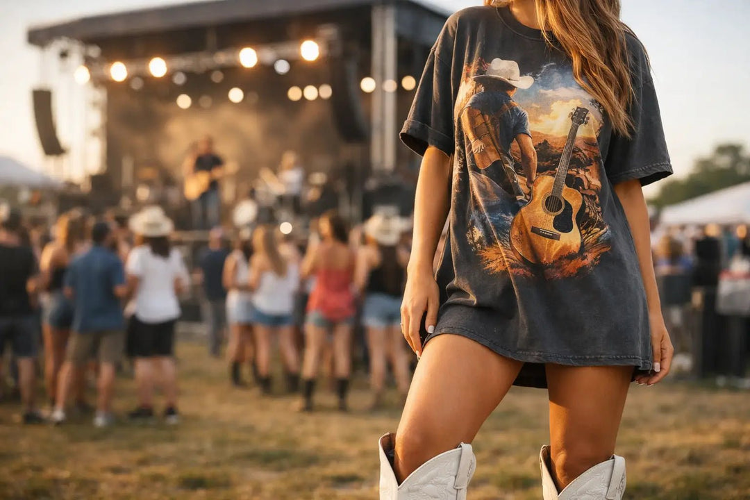 Country Concert Graphic Tees That Get Worn