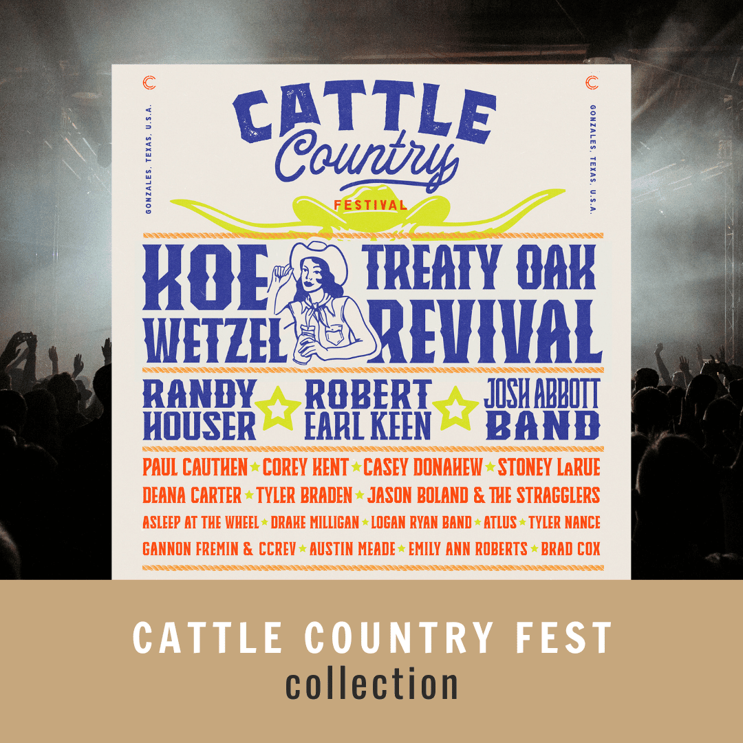Cattle Country Music Fest - Sunlit Funlit | Graphic Tees for Country Concert Addicts