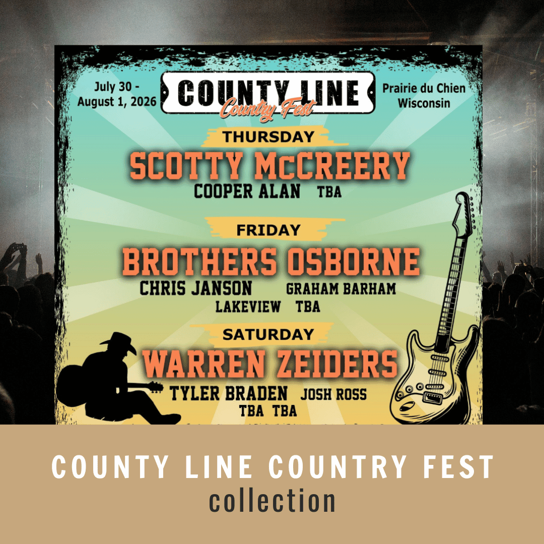 County Line Country Fest Collection - Sunlit Funlit | Graphic Tees for Country Concert Addicts