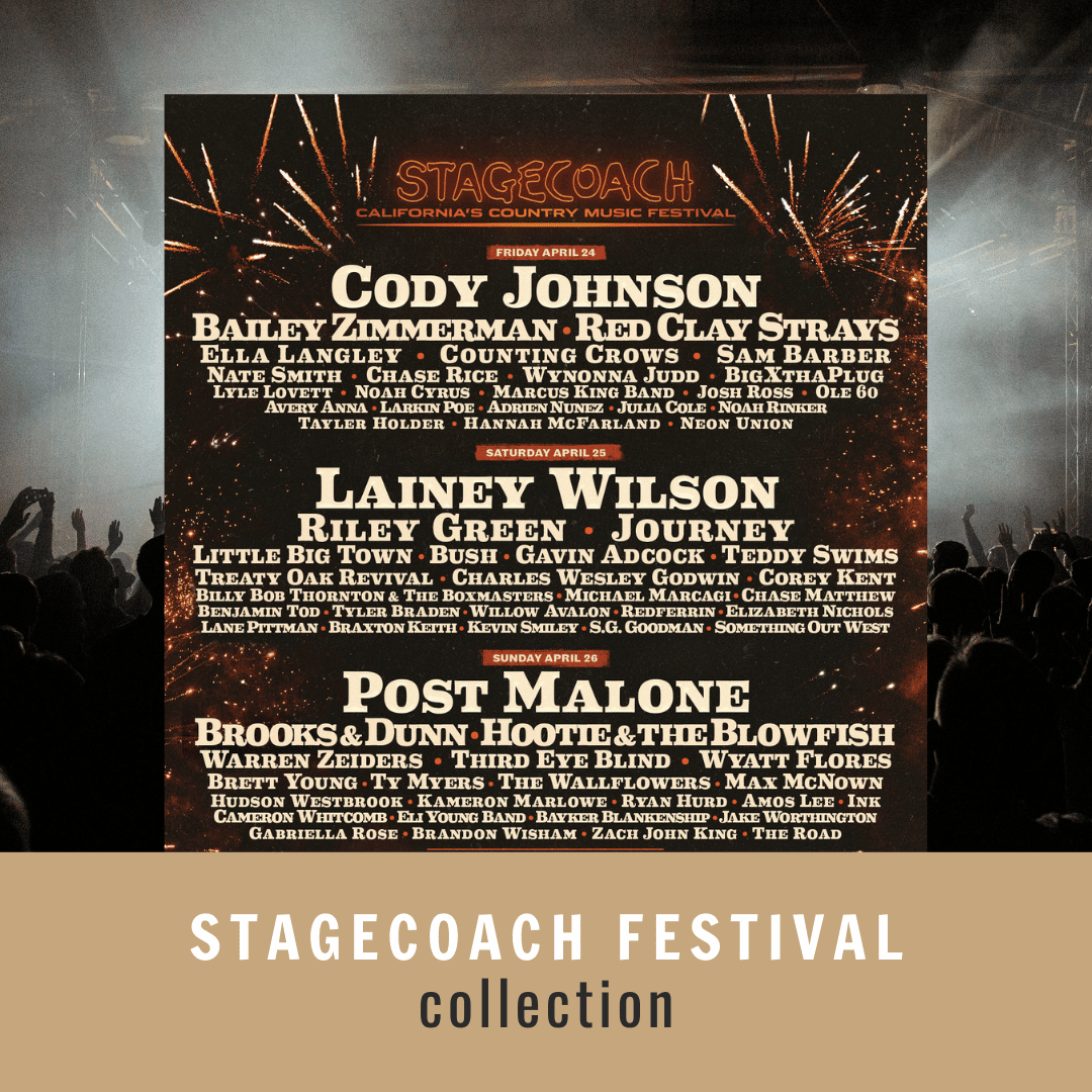 lineup poster Stagecoach music festival 2026