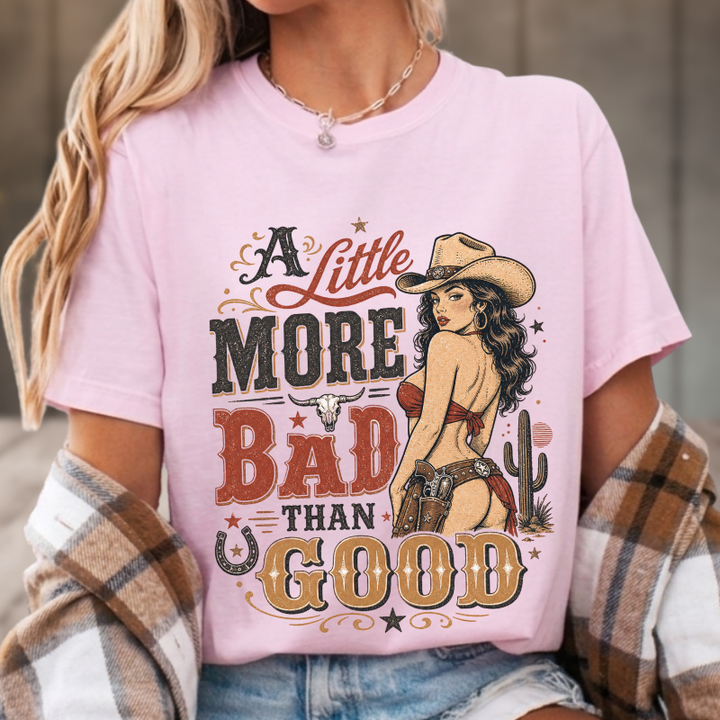 Little More Bad Ella Fan Tee