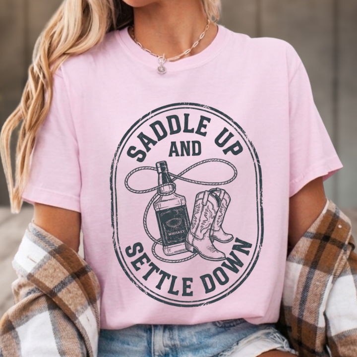 Saddle Up Settle Down Tee
