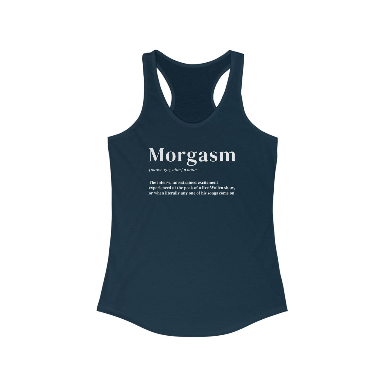 Morgasm© Wallen Racerback Tank Printify