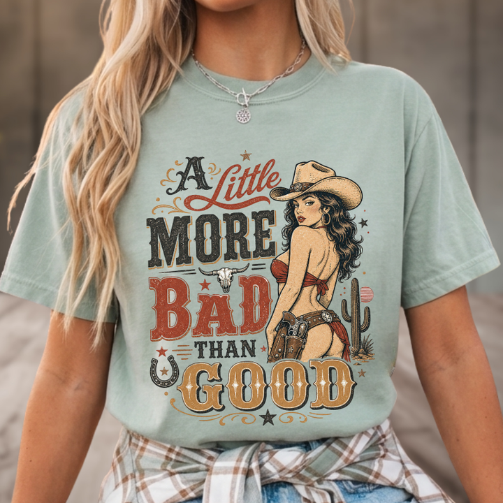 Little More Bad Ella Fan Tee