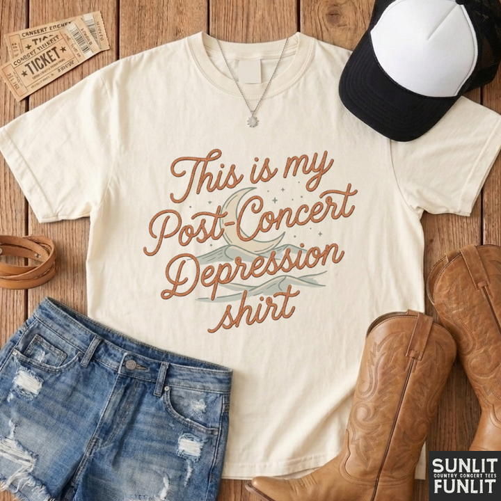Post Concert Depression Moon Tee