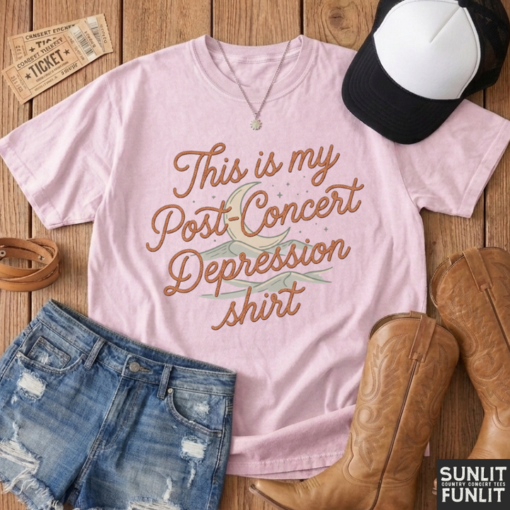 Post Concert Depression Moon Tee