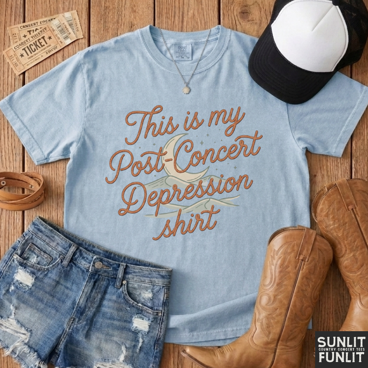 Post Concert Depression Moon Tee