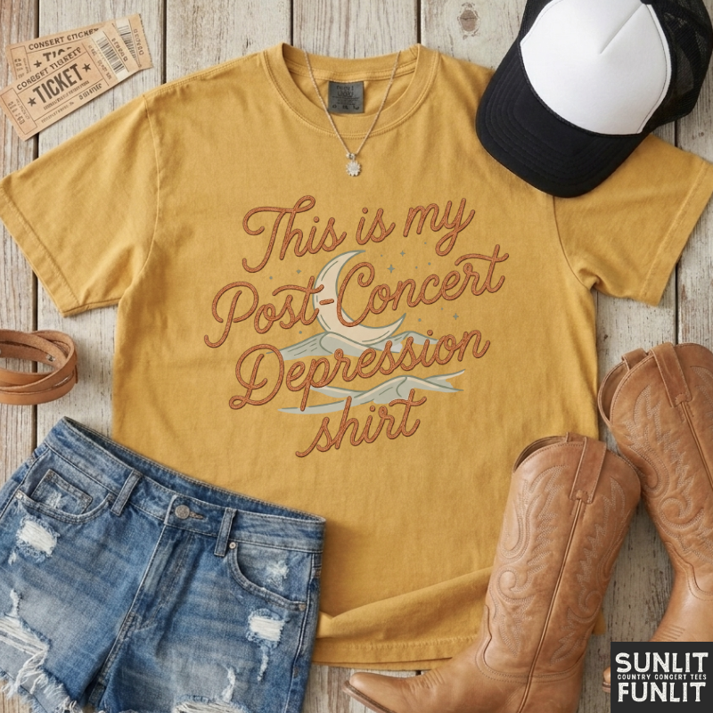 Post Concert Depression Moon Tee