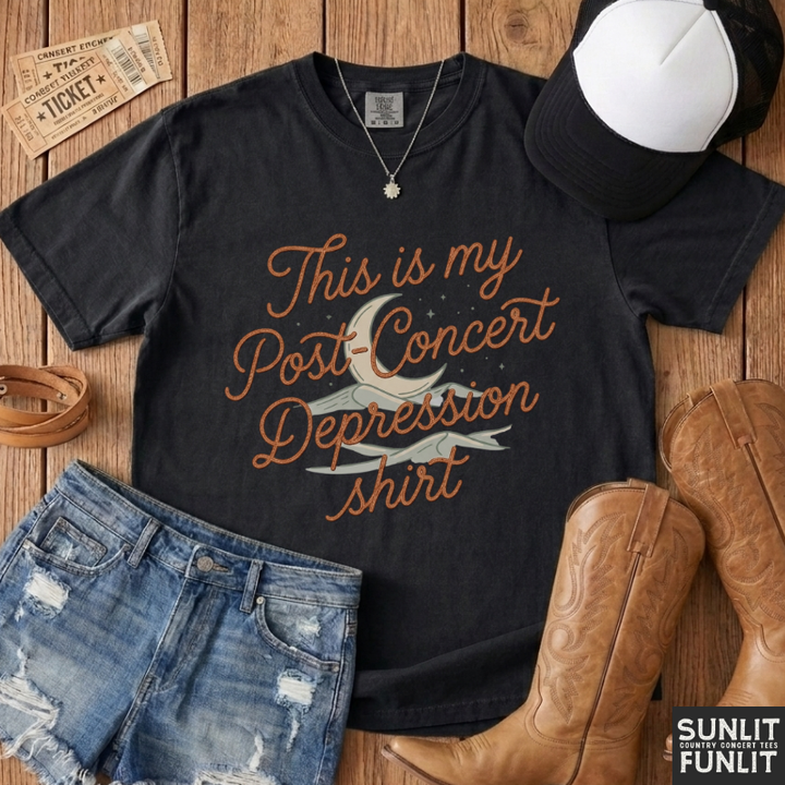 Post Concert Depression Moon Tee