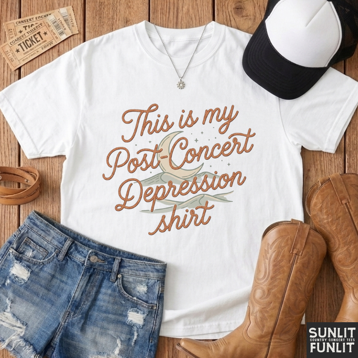Post Concert Depression Moon Tee