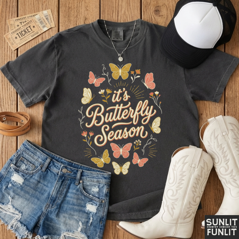 Pastel Butterfly Season Tshirt