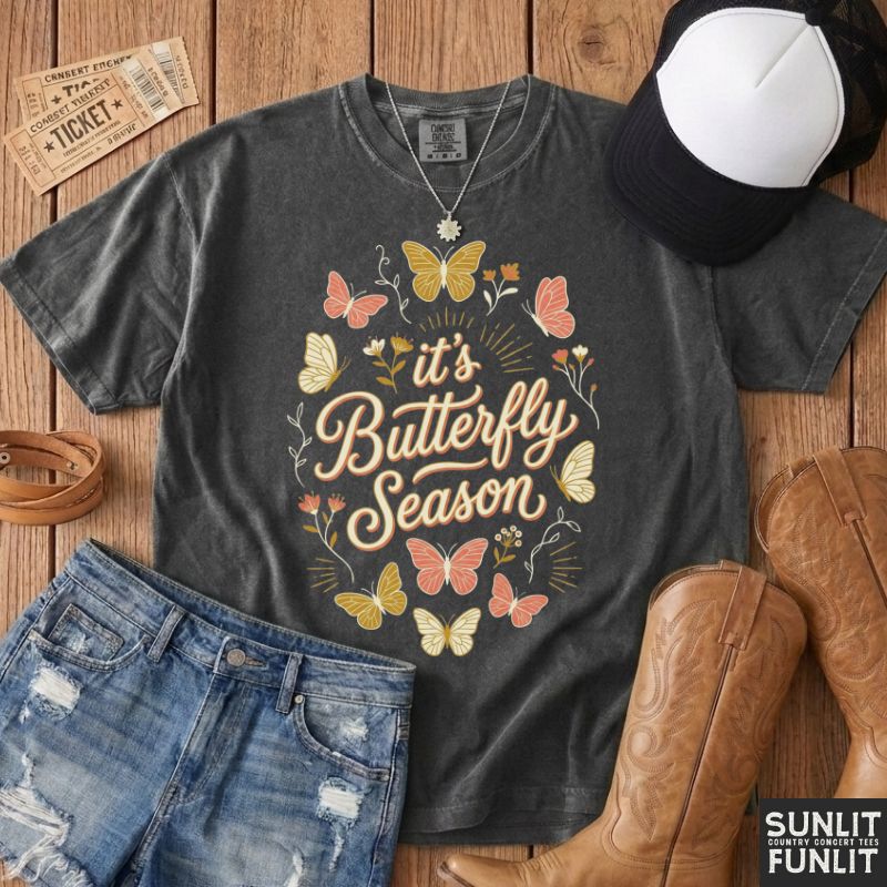 Pastel Butterfly Season Tshirt