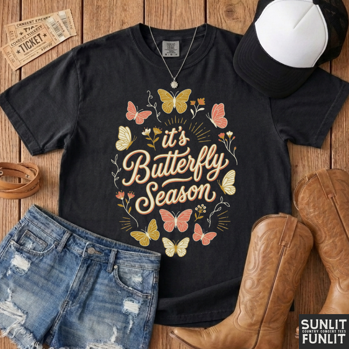 Pastel Butterfly Season Tshirt