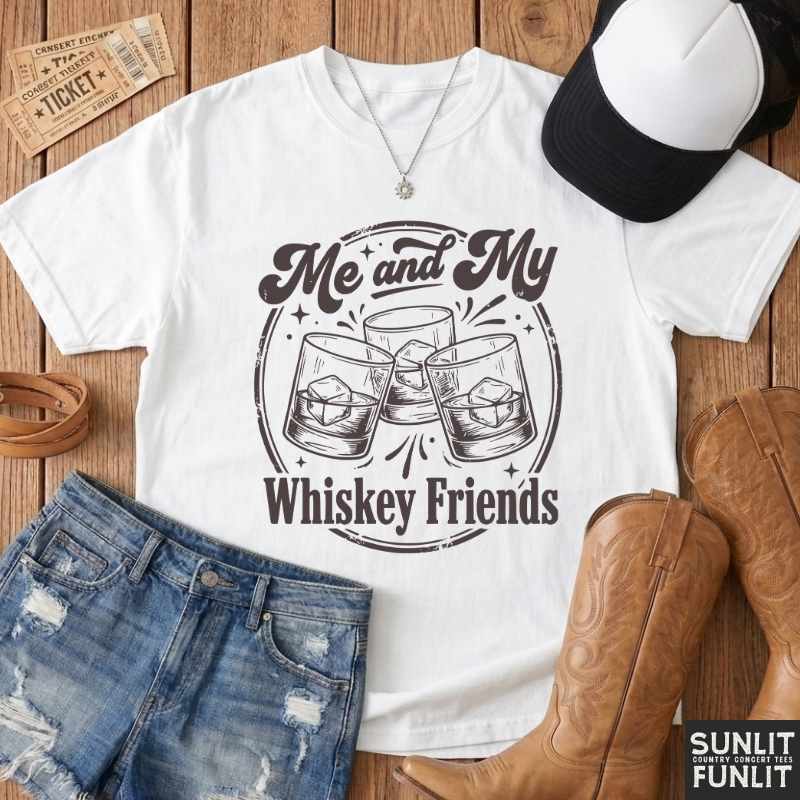 Me & My Whiskey Friends T-Shirt