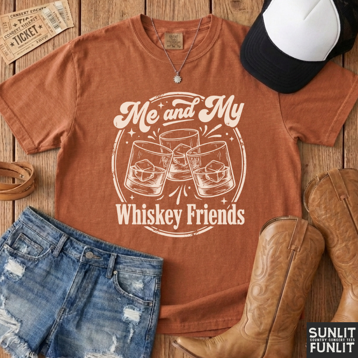 Me & My Whiskey Friends T-Shirt