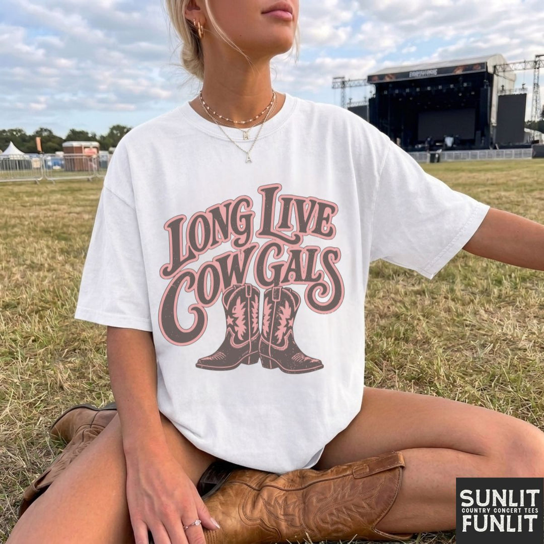 Long Live Cow Gals Western Tee