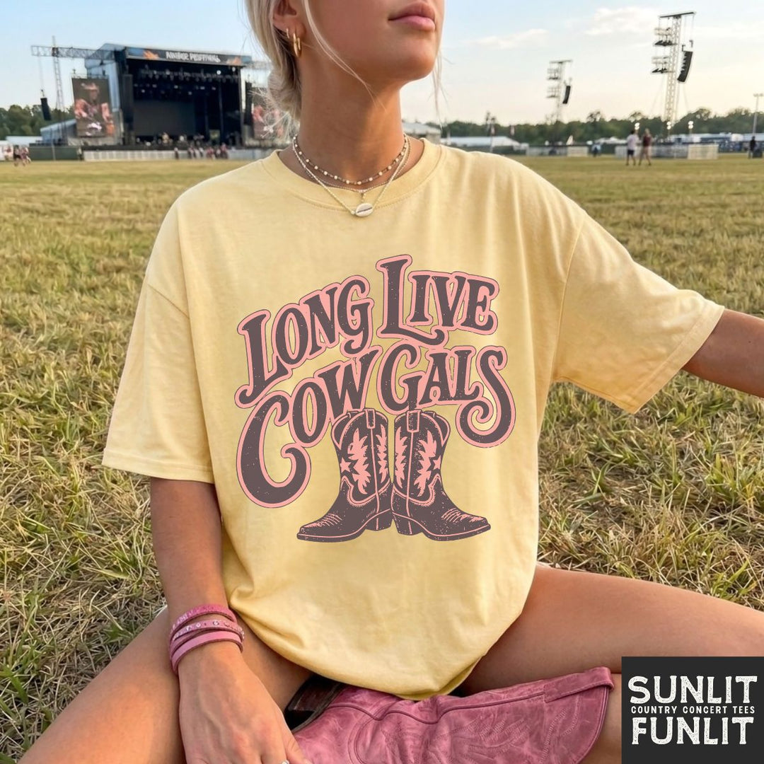 Long Live Cow Gals Western Tee
