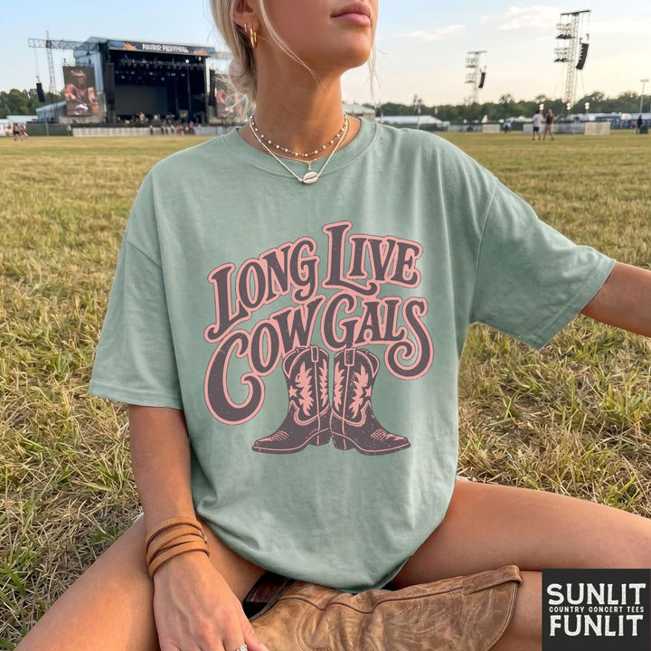Long Live Cow Gals Western Tee