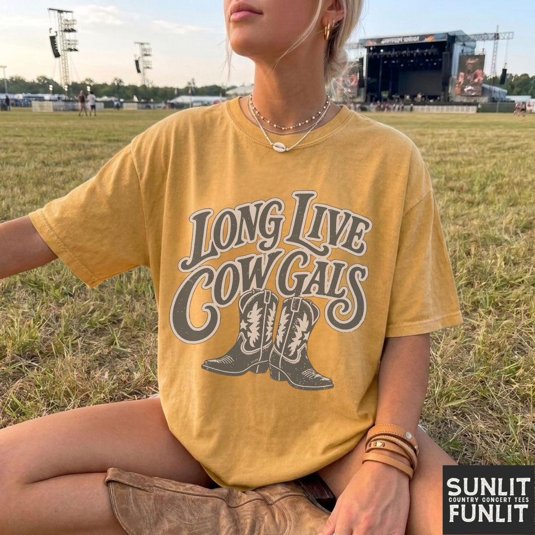 Long Live Cow Gals Western Tee