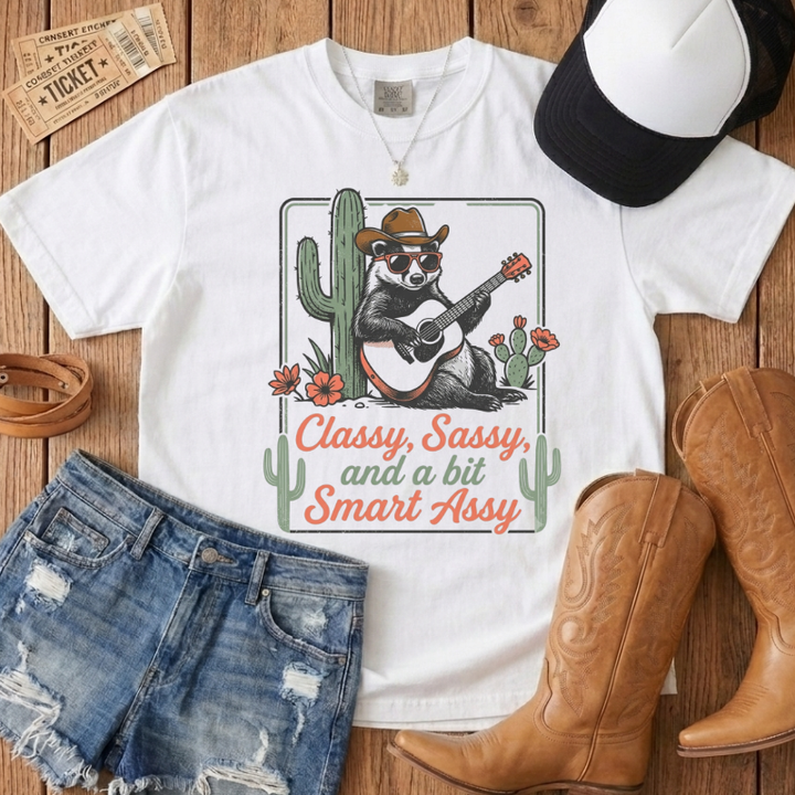 Classy Sassy & Smart Assy Badger Tee