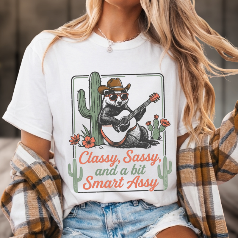 Classy Sassy & Smart Assy Badger Tee