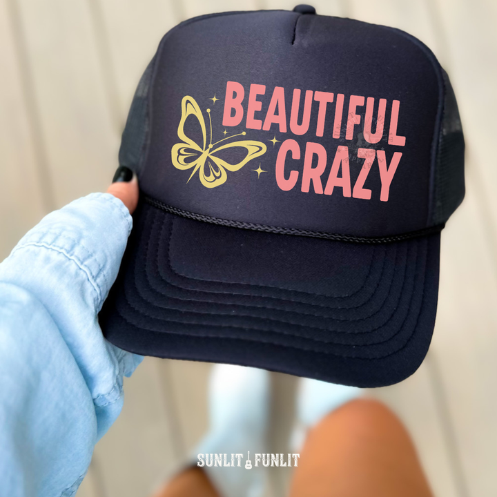 Beautiful Crazy Butterfly Trucker Hat