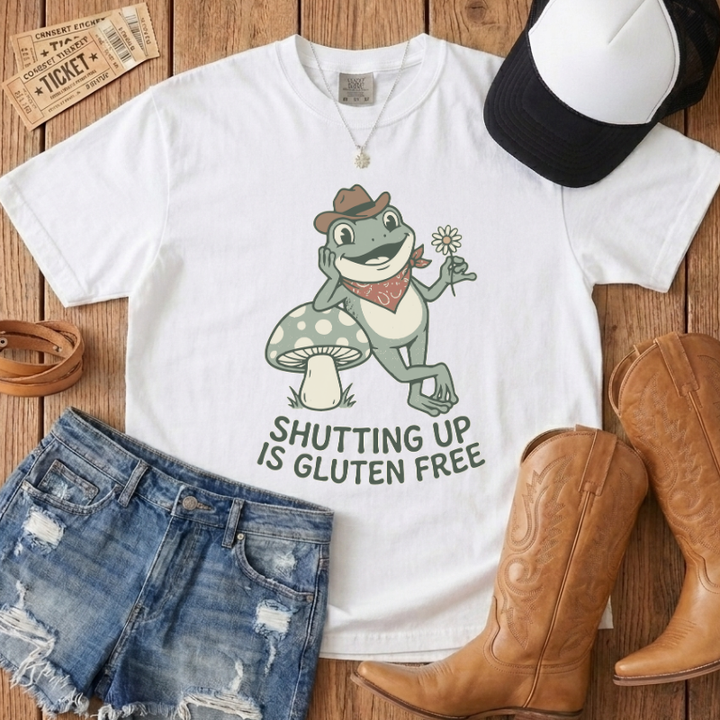 Western Frog Shutting Up Tee