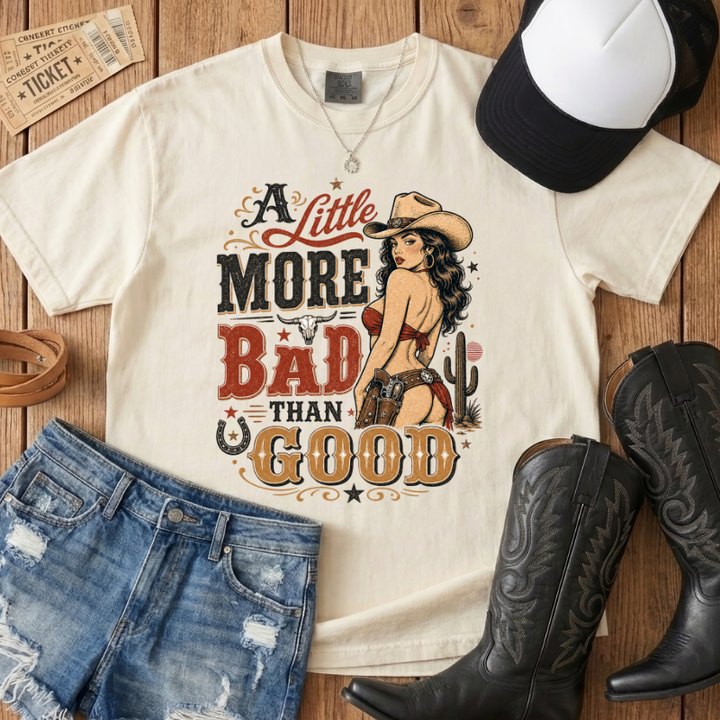 Little More Bad Ella Fan Tee