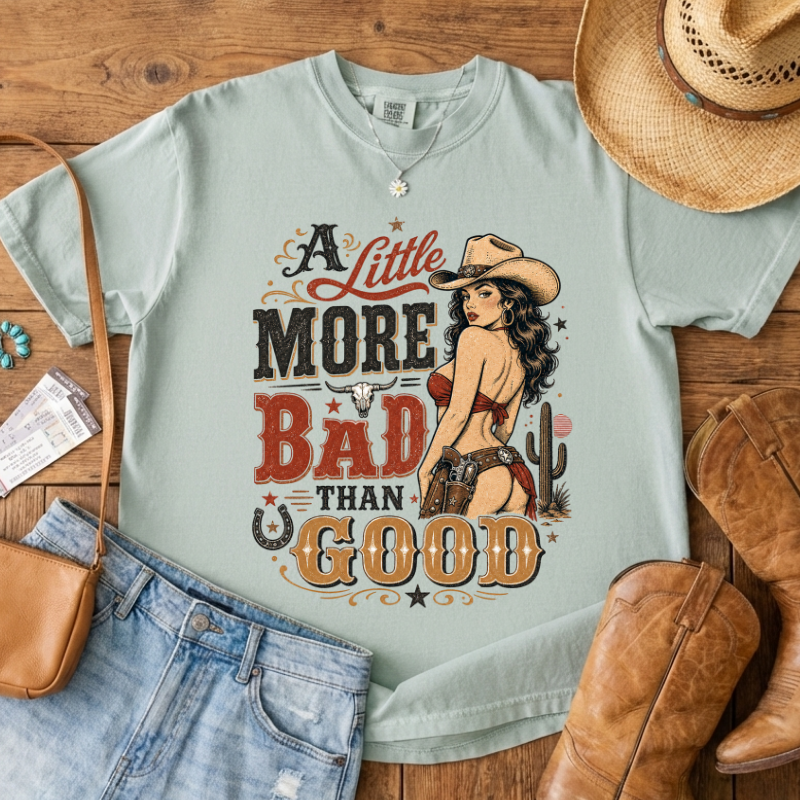 Little More Bad Ella Fan Tee