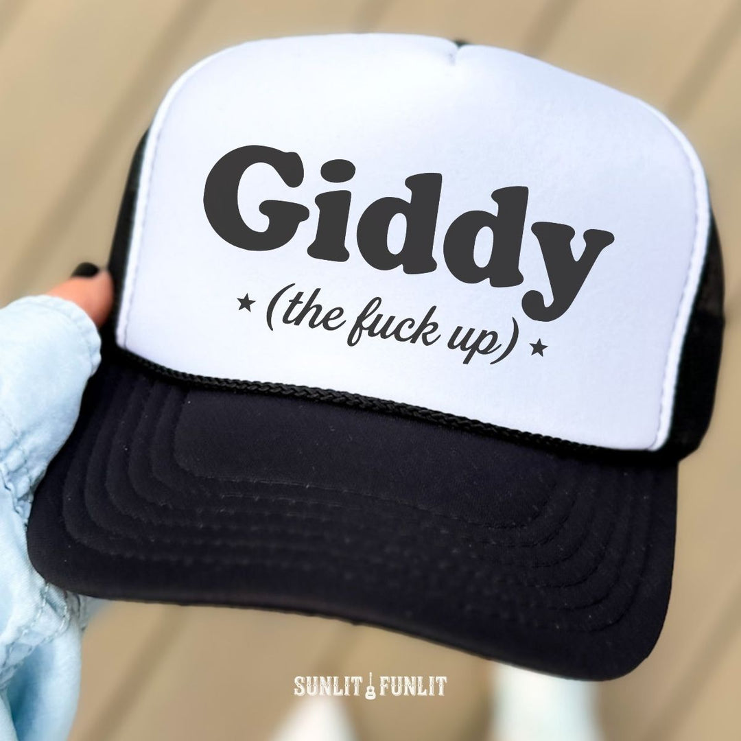 Giddy the F Up Country Trucker Hat