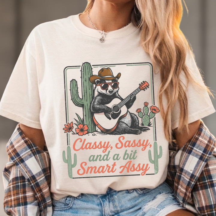 Classy Sassy & Smart Assy Badger Tee