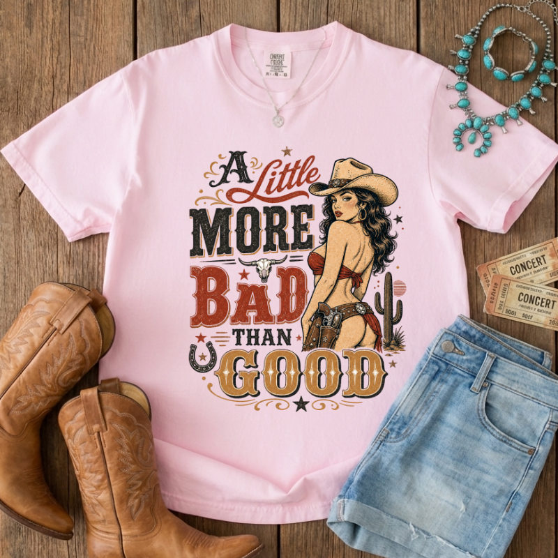 Little More Bad Ella Fan Tee
