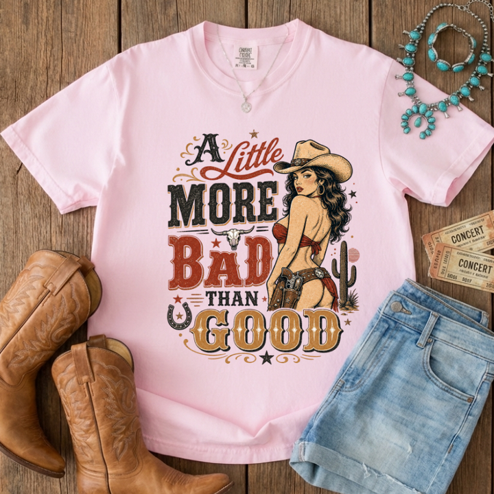Little More Bad Ella Fan Tee