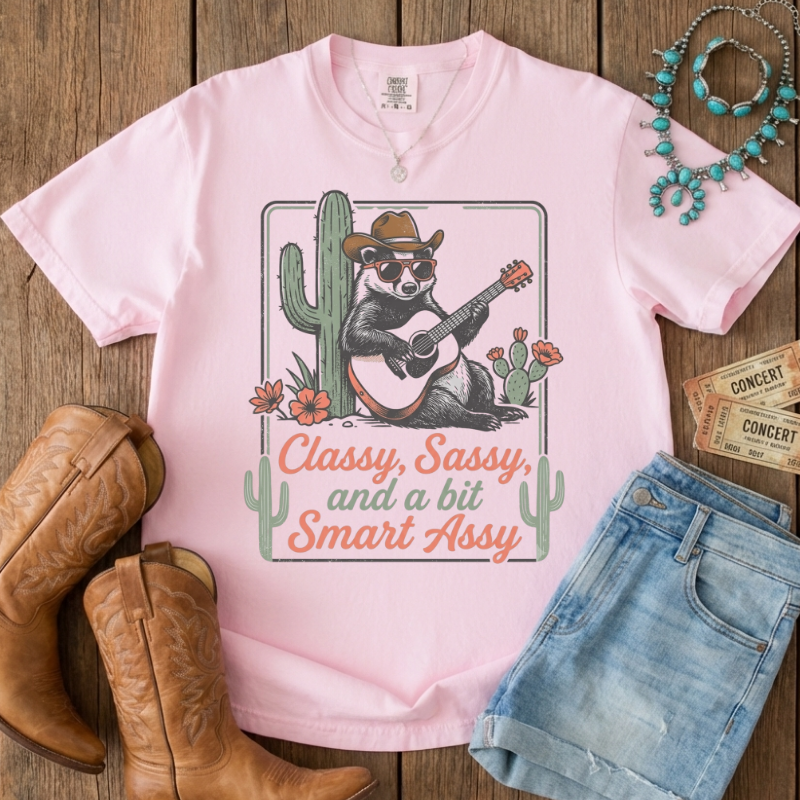 Classy Sassy & Smart Assy Badger Tee