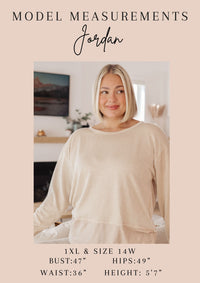 Thumbnail for Connect the Dots Peplum Blouse