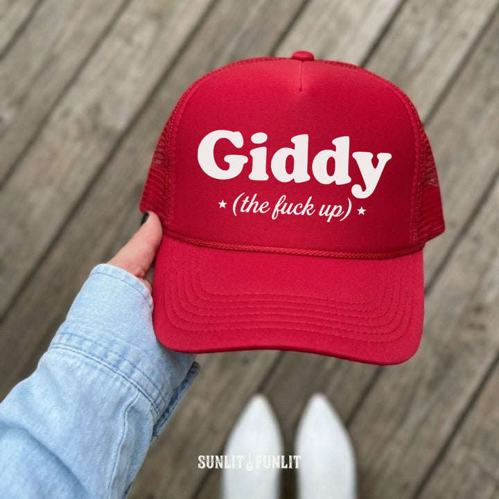 Giddy the F Up Country Trucker Hat