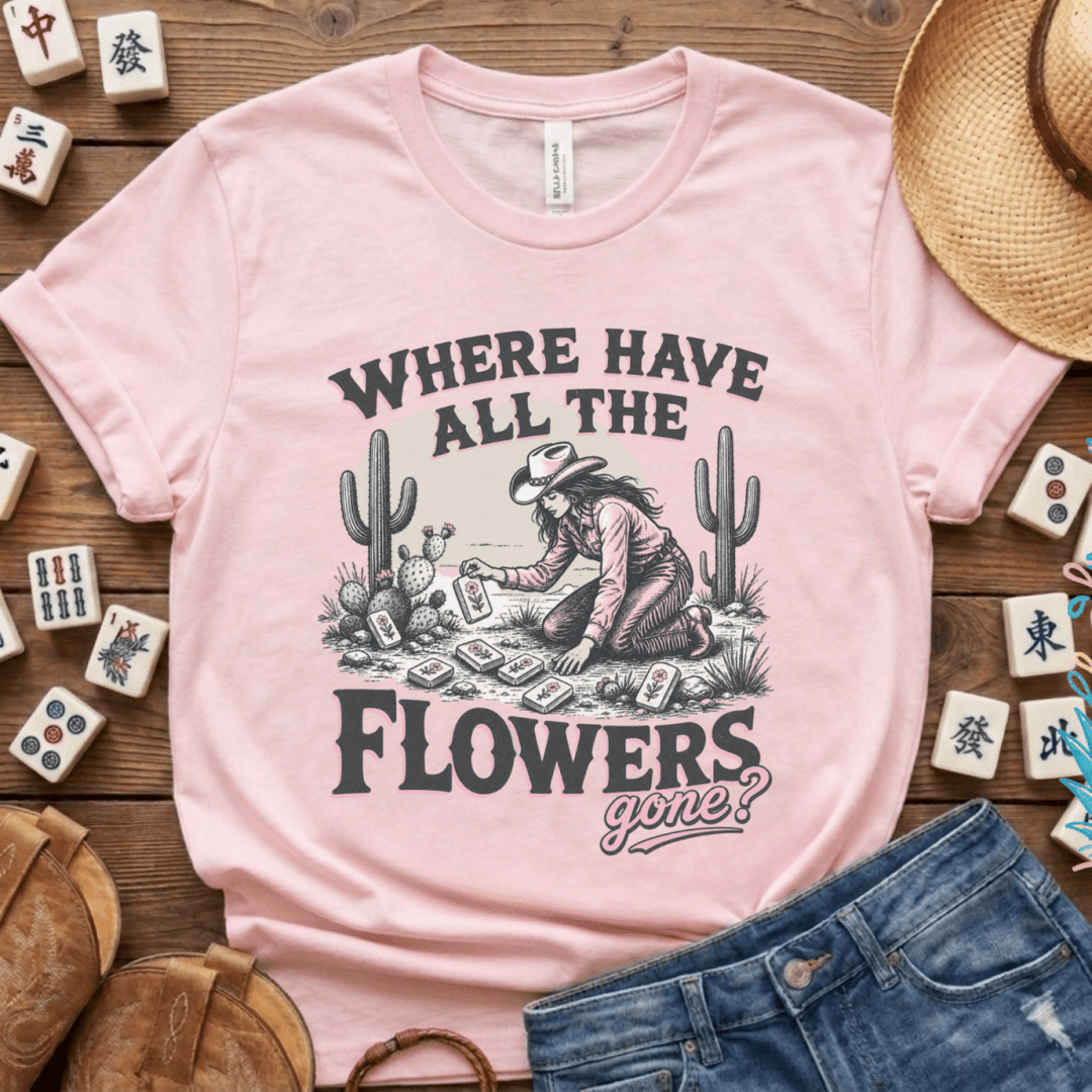 All the Flowers Mahjong Lightweight Tee
