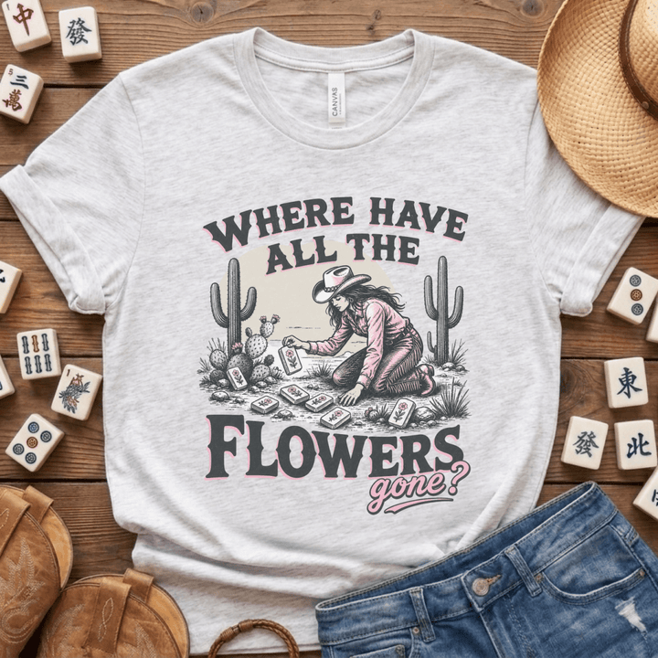All the Flowers Mahjong Lightweight Tee