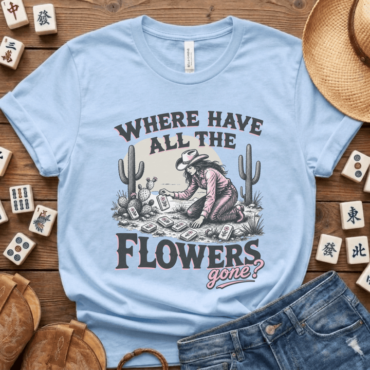All the Flowers Mahjong Lightweight Tee