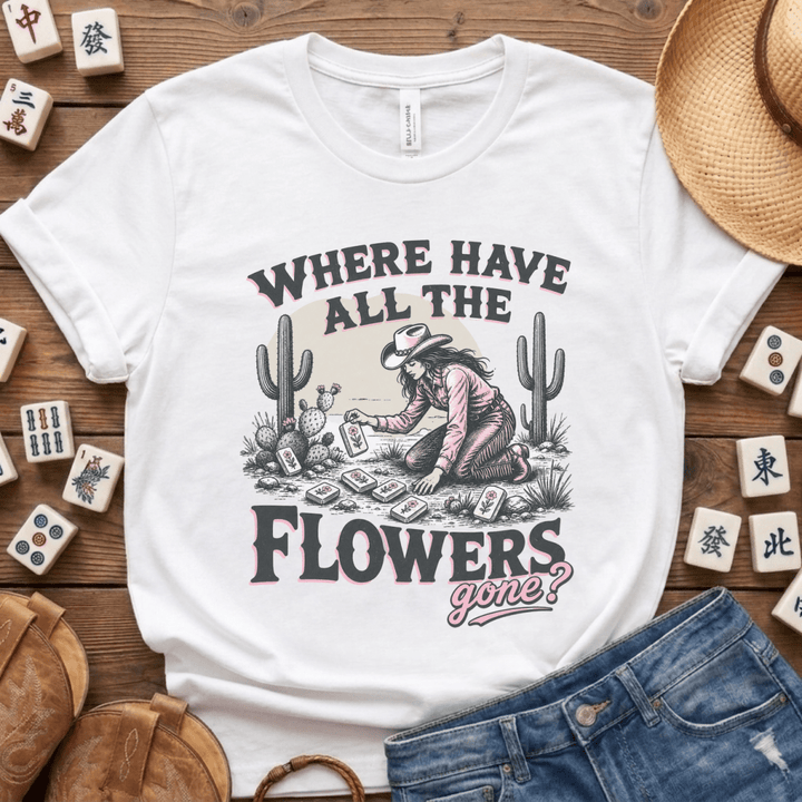 All the Flowers Mahjong Lightweight Tee