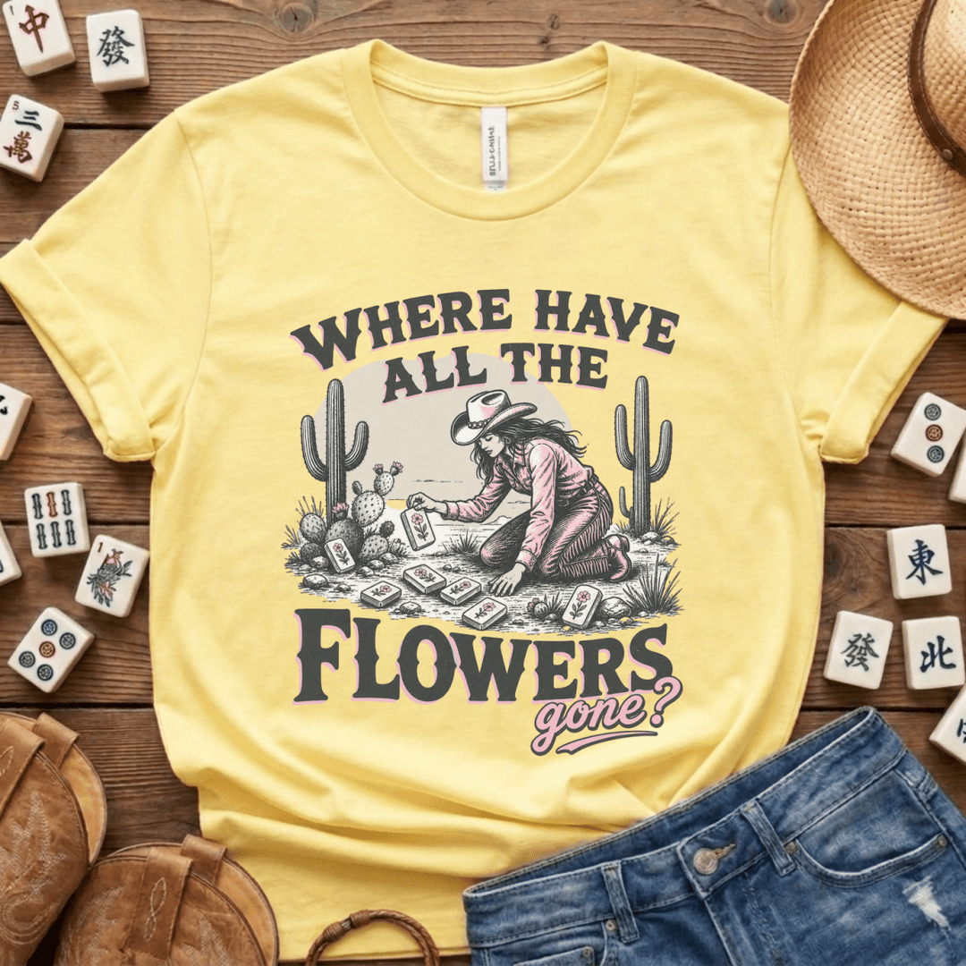 All the Flowers Mahjong Lightweight Tee