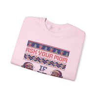 Thumbnail for Ask Your Mom If I'm Real Funny Christmas Sweater - Sunlit Funlit Country Music Tees