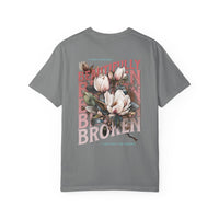 Thumbnail for Beautifully Broken 2 - Sided Floral Jelly Fan Tee - Sunlit Funlit | Graphic Tees for Country Concert Addicts