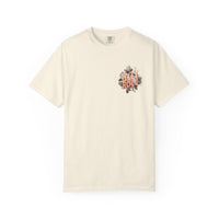 Thumbnail for Beautifully Broken 2 - Sided Floral Jelly Fan Tee - Sunlit Funlit | Graphic Tees for Country Concert Addicts
