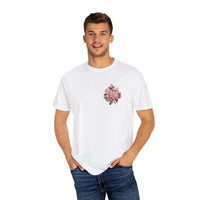 Thumbnail for Beautifully Broken 2 - Sided Floral Jelly Fan Tee - Sunlit Funlit | Graphic Tees for Country Concert Addicts
