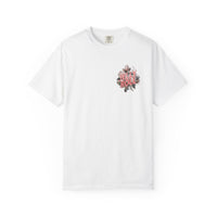 Thumbnail for Beautifully Broken 2 - Sided Floral Jelly Fan Tee - Sunlit Funlit | Graphic Tees for Country Concert Addicts