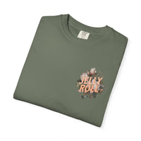 Thumbnail for Beautifully Broken 2 - Sided Floral Jelly Fan Tee - Sunlit Funlit | Graphic Tees for Country Concert Addicts
