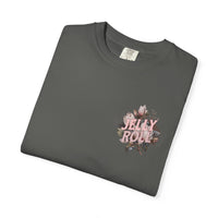 Thumbnail for Beautifully Broken 2 - Sided Floral Jelly Fan Tee - Sunlit Funlit | Graphic Tees for Country Concert Addicts