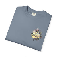 Thumbnail for Beautifully Broken 2 - Sided Floral Jelly Fan Tee - Sunlit Funlit | Graphic Tees for Country Concert Addicts