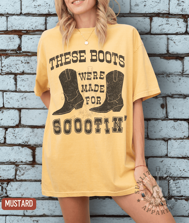 Boot Scootin' Country Concert Tee - Sunlit Funlit | Graphic Tees for Country Concert Addicts